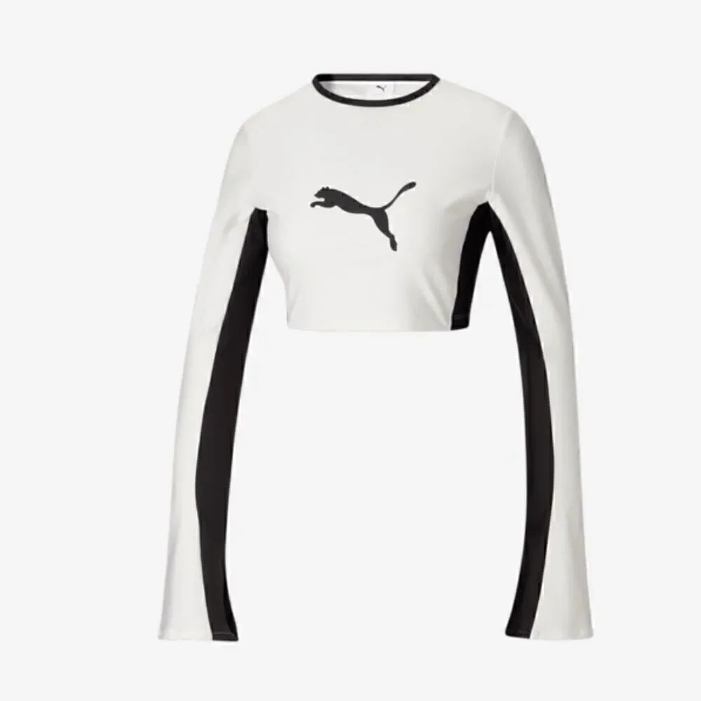 PUMA X LQS Cropped Long Sleeve T-Shirt size XS NWT